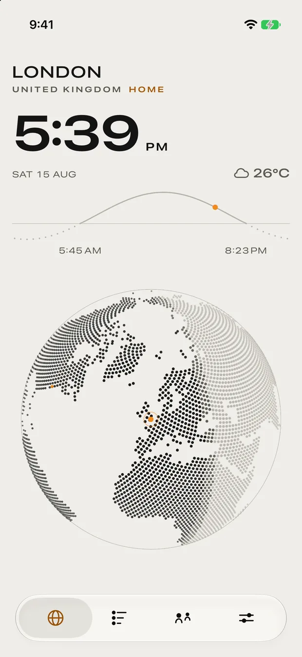 Meridian on iPhone