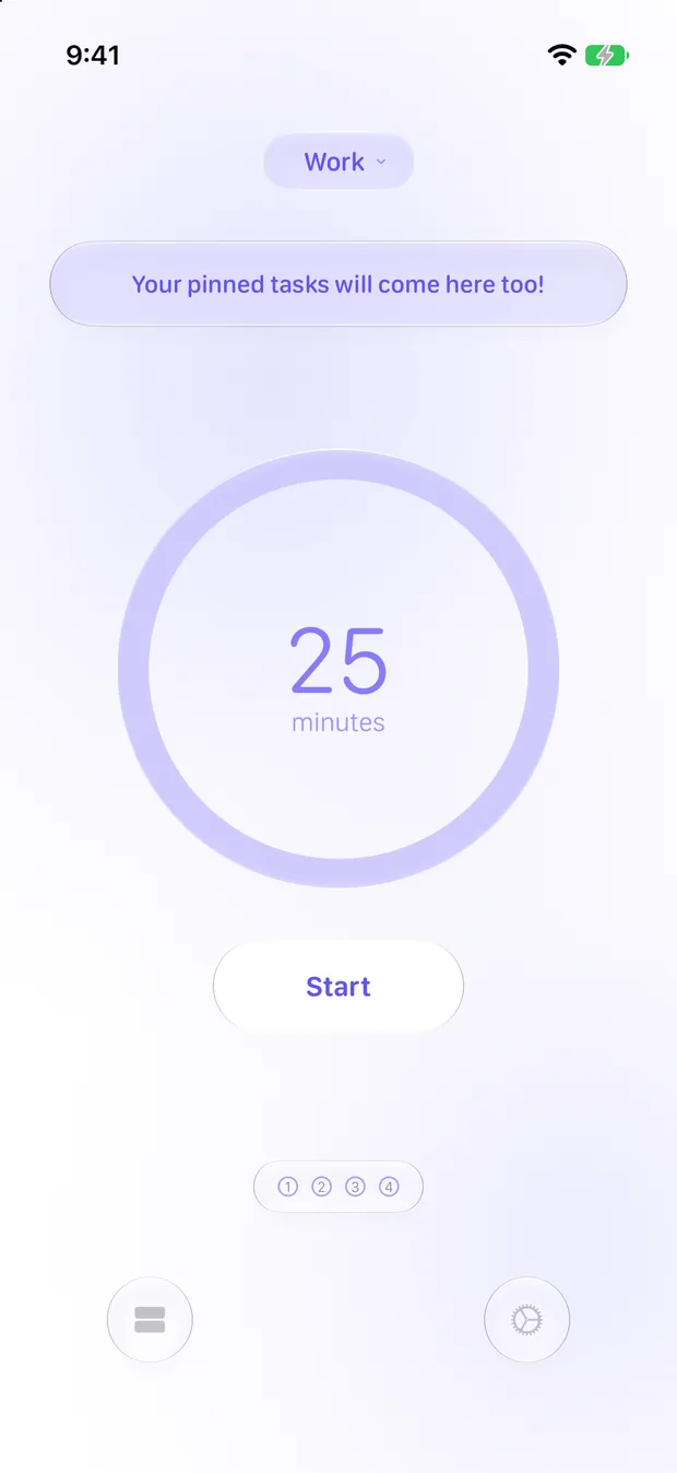 Pomodoro on iPhone